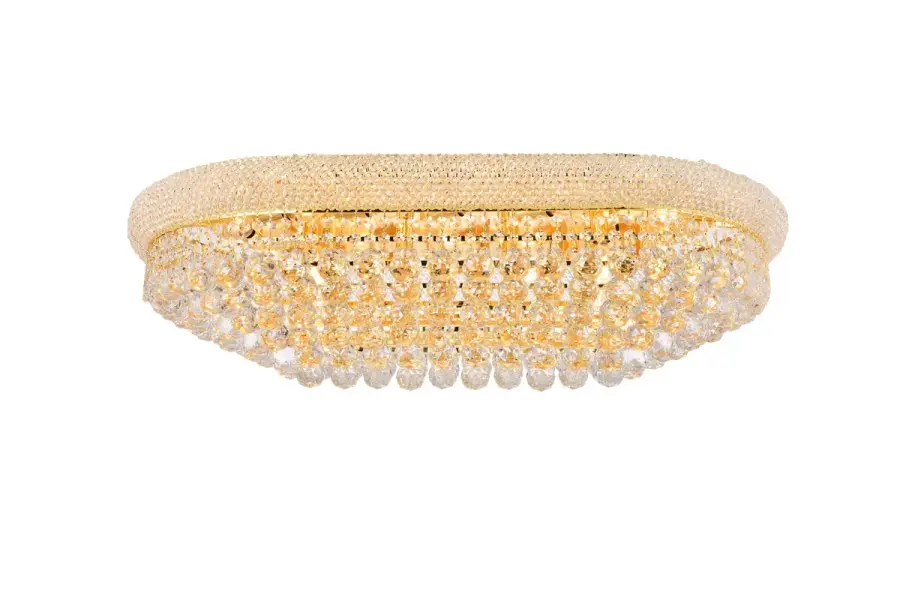 Primo 18-Light Flush Mount in Gold