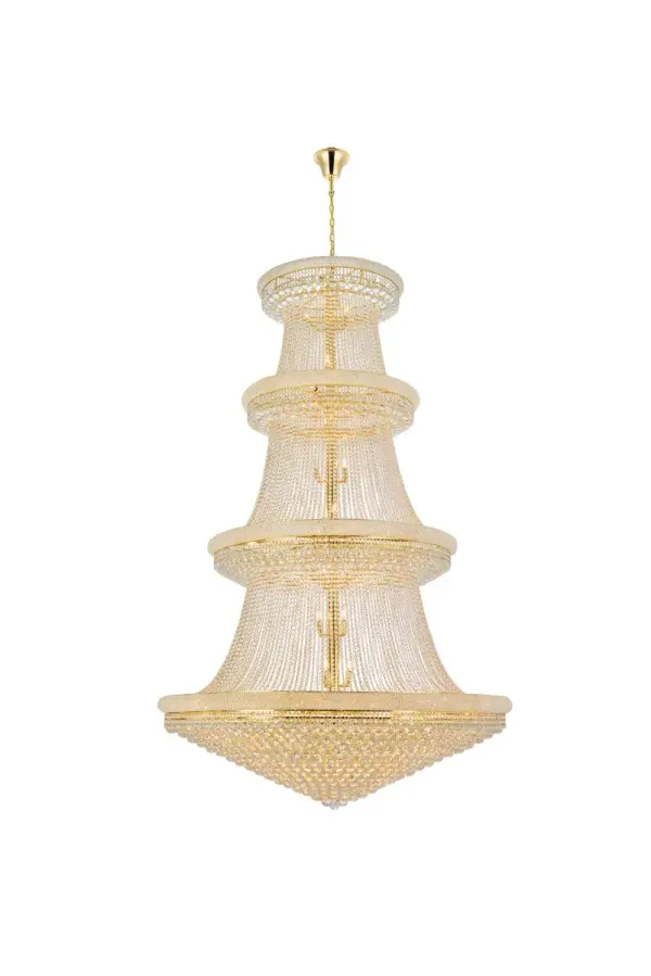 Primo 56-Light Grand Chandelier in Gold
