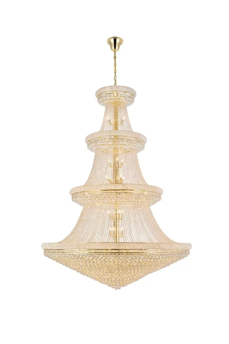 Primo 66-Light Grand Chandelier in Gold