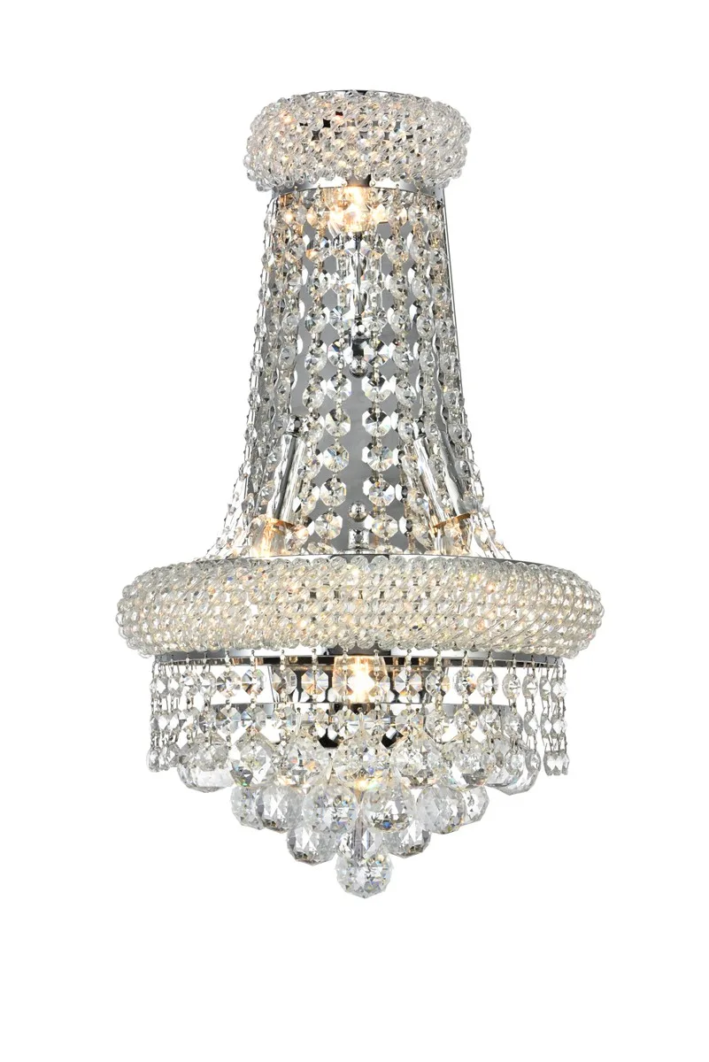 Primo Four Light Wall Sconce in Chrome