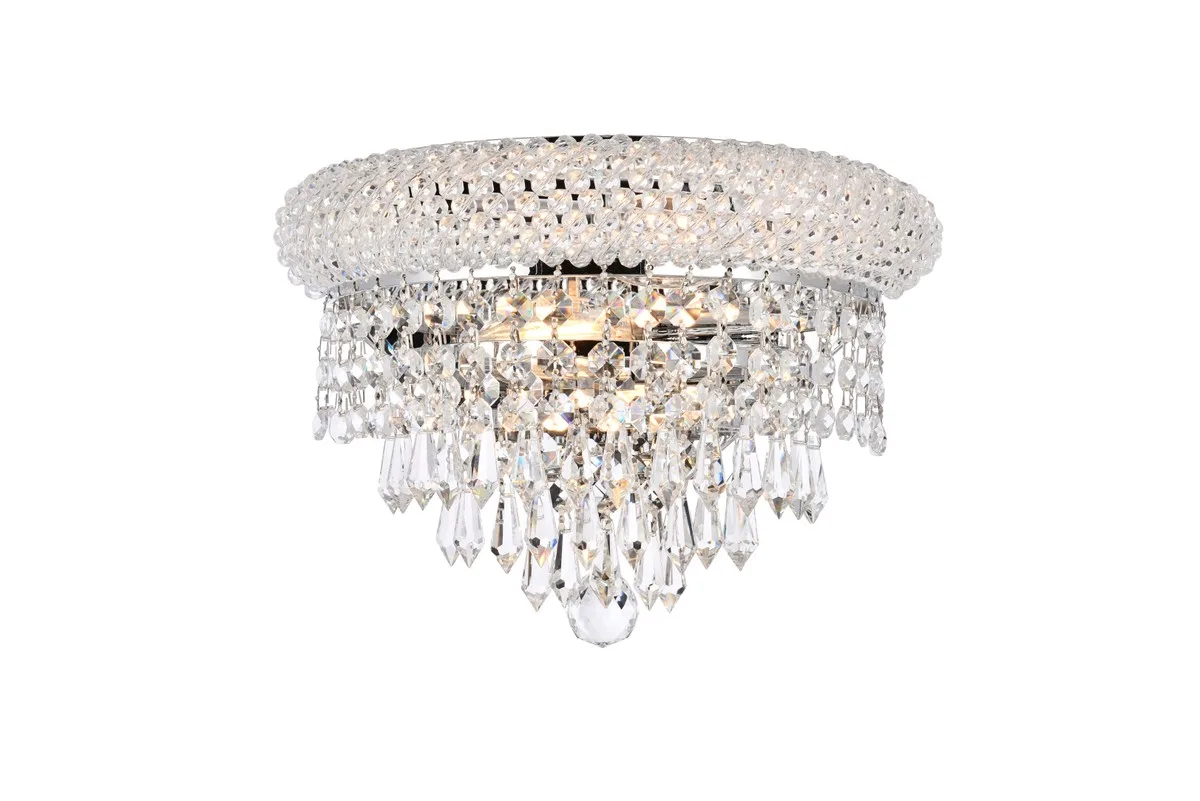 Primo Two Light Wall Sconce in Chrome
