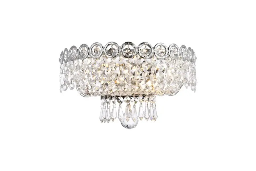 Century Two Light Wall Sconce in Chrome