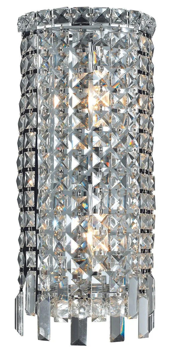 Maxime Two Light Wall Sconce in Chrome