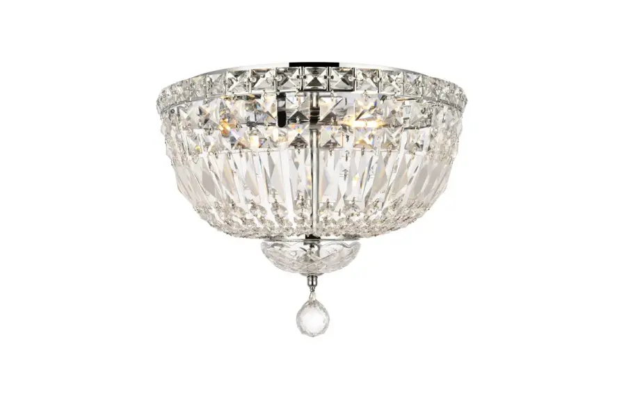 Tranquil 4-Light Flush Mount in Chrome