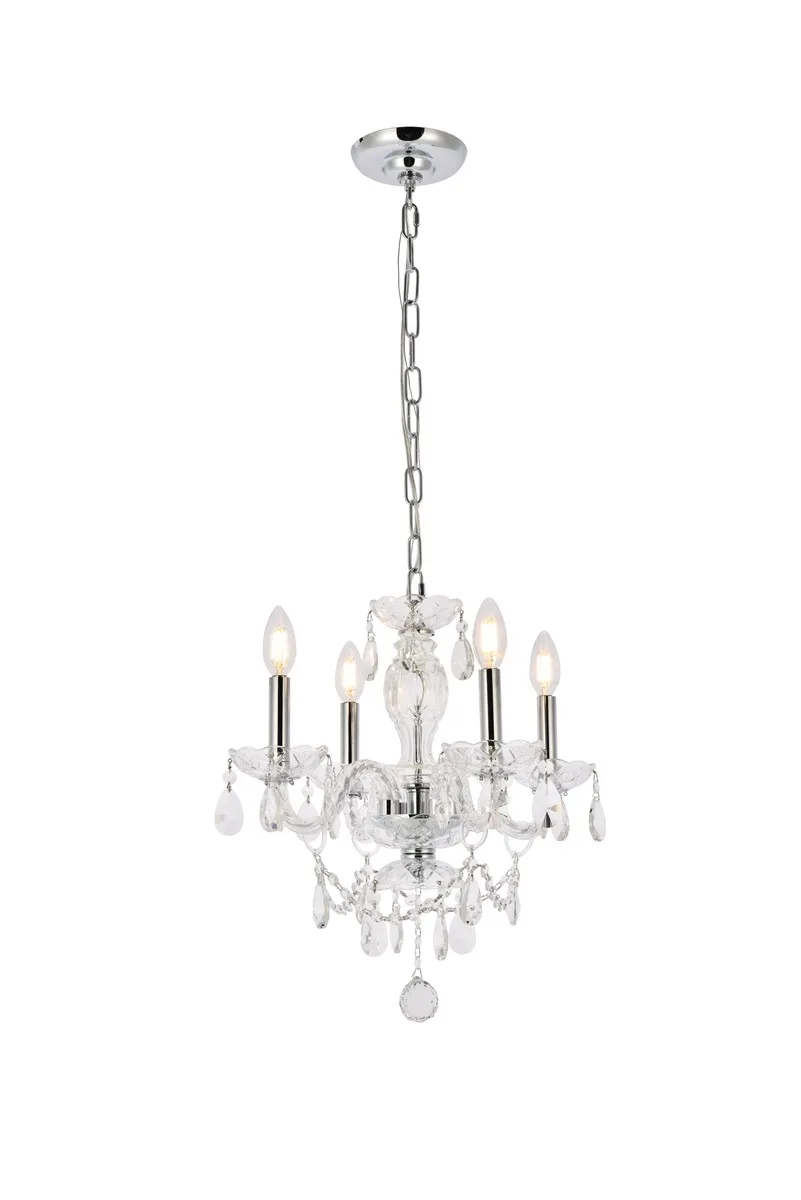 Princeton Four Light Pendant in Chrome