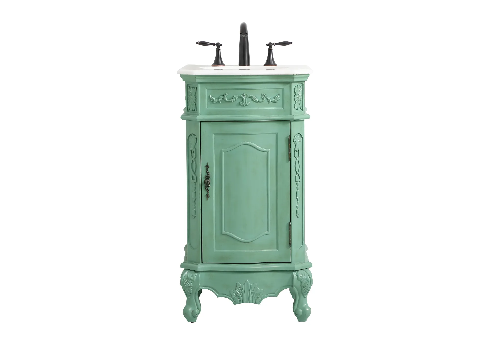 Danville Single Bathroom Vanity in Vintage Mint
