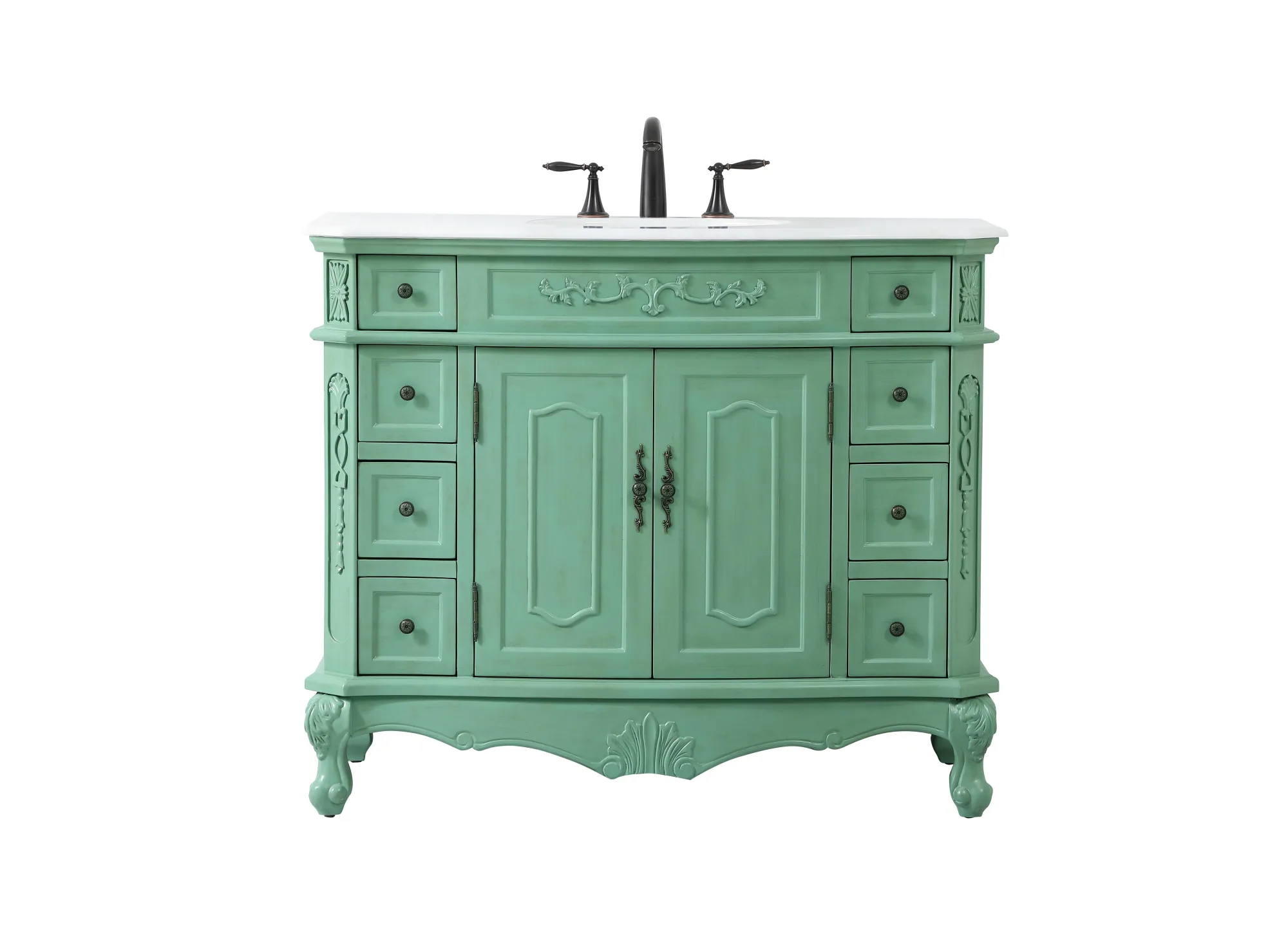 Danville 42" Single Bathroom Vanity in Vintage Mint