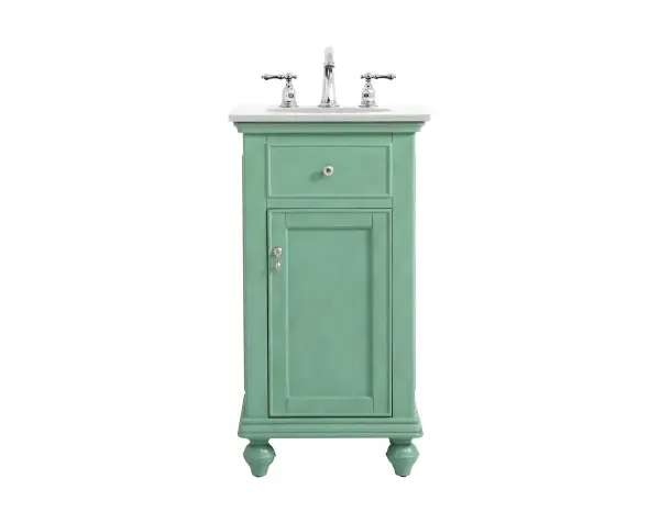 Otto Single Bathroom Vanity in Vintage Mint