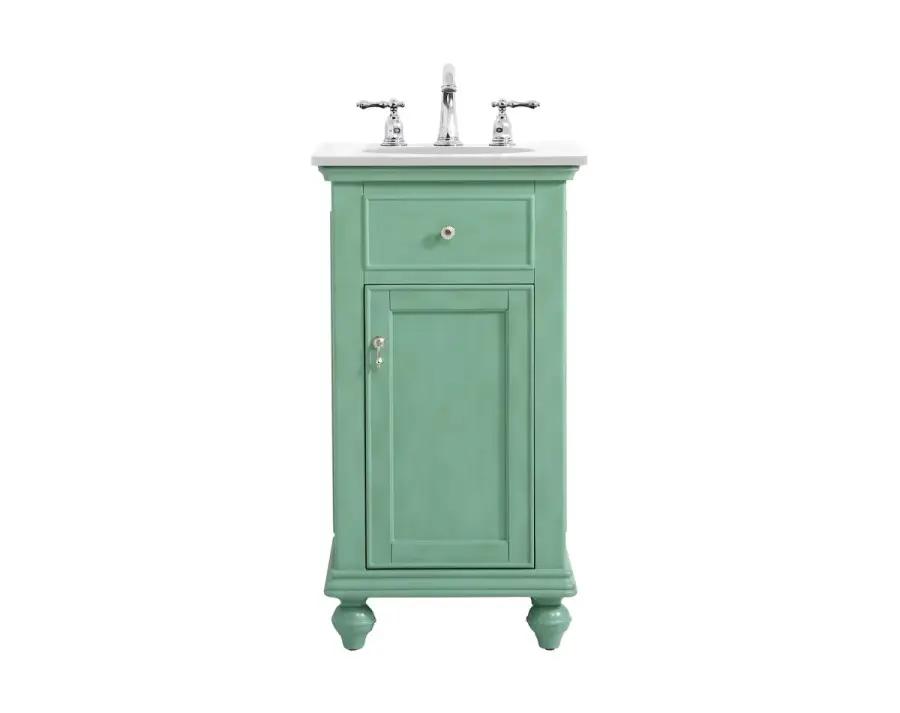 Otto Single Bathroom Vanity in Vintage Mint