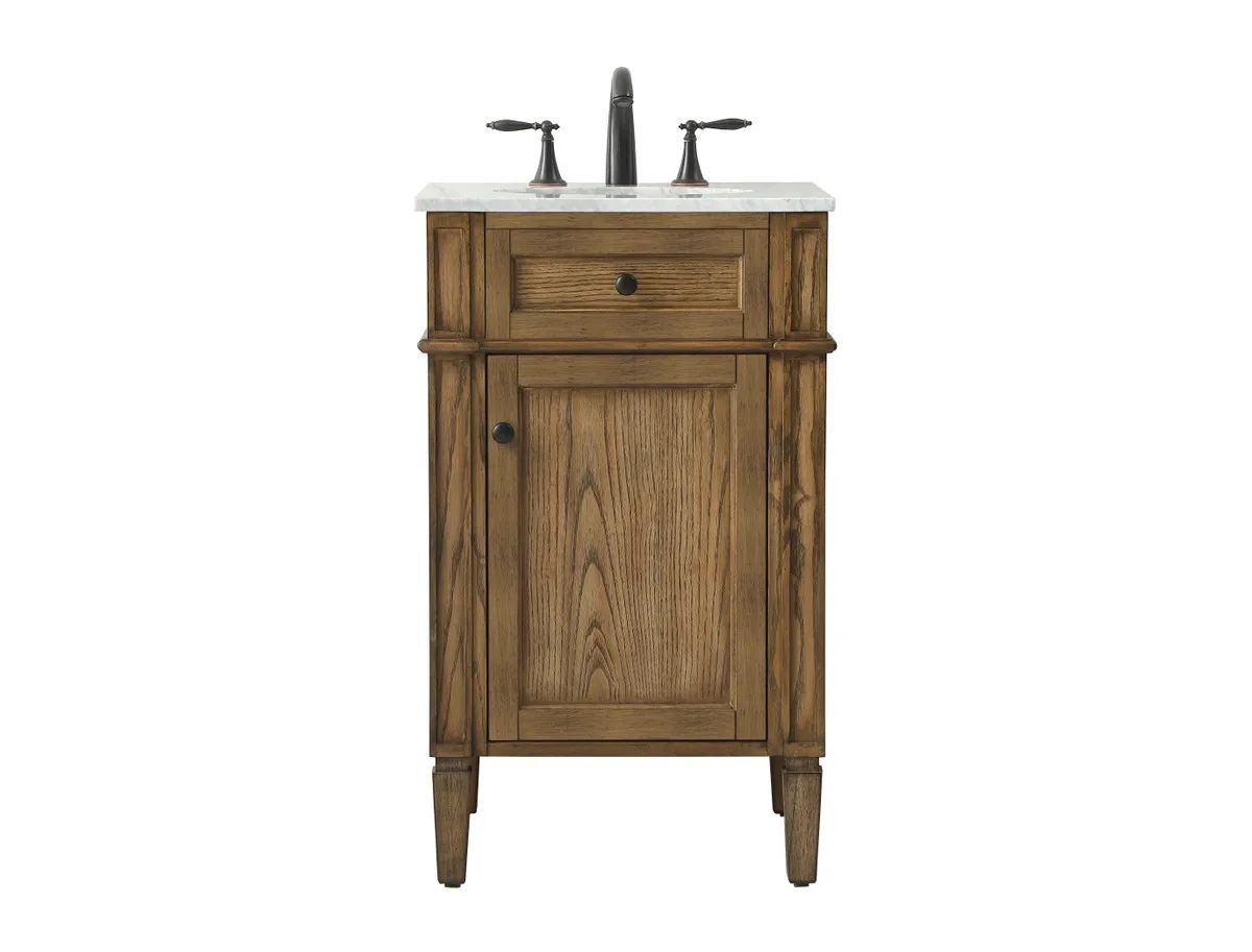 Park Avenue 21" Single Bathroom Vanity in Driftwood
