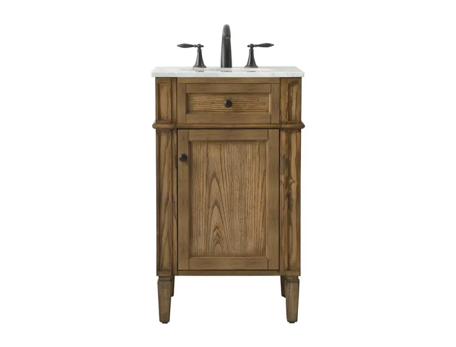 Park Avenue 21" Single Bathroom Vanity in Driftwood