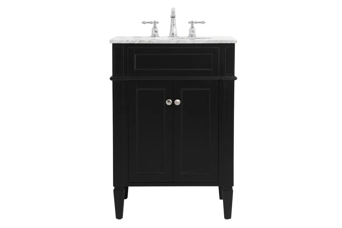 Park Avenue 24" Bathroom Vanity in Black