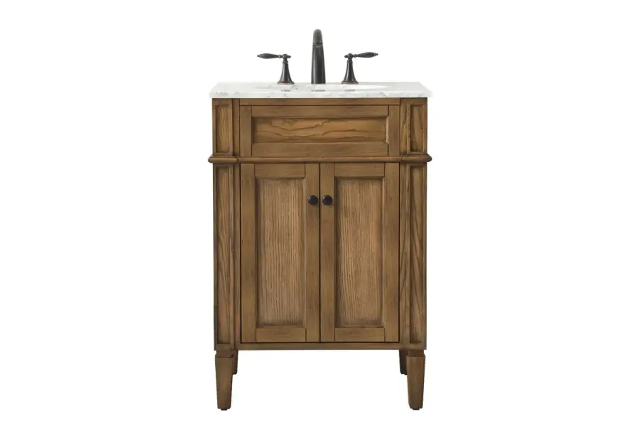 Park Avenue 24" Single Bathroom Vanity in Driftwood