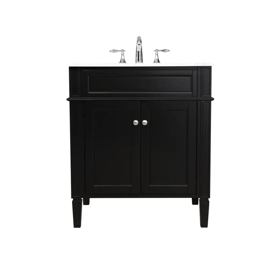 Park Avenue 30" Bathroom Vanity in Black