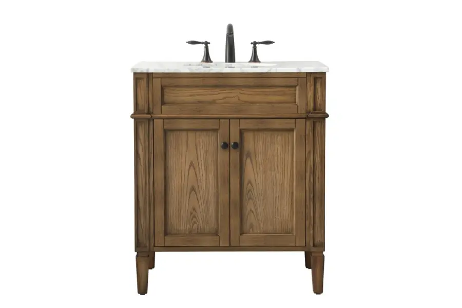 Park Avenue 30" Single Bathroom Vanity in Driftwood