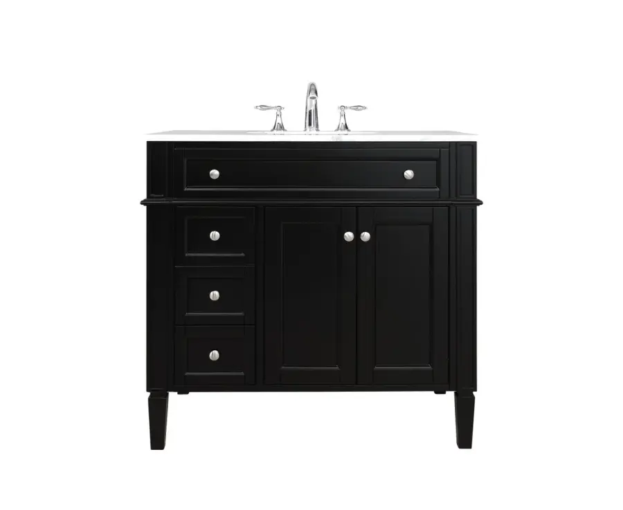 Park Avenue 36" Bathroom Vanity Set in Black