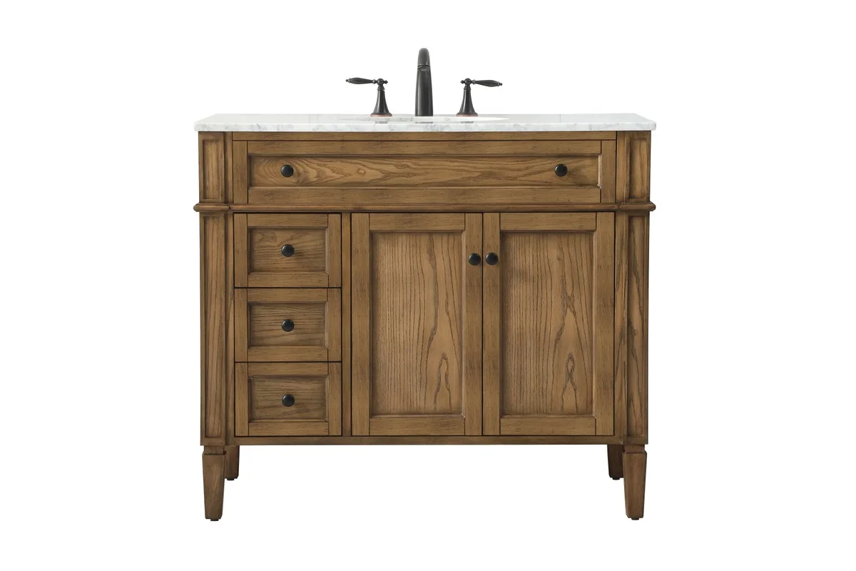 Park Avenue 40" Single Bathroom Vanity in Driftwood
