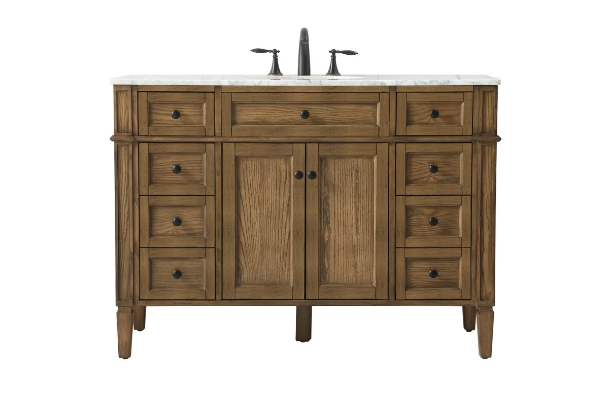 Park Avenue Single Bathroom Vanity in driftwood