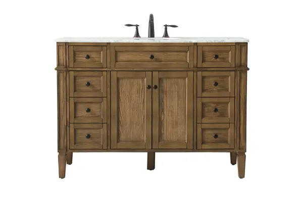 Park Avenue 48" Single Bathroom Vanity in Driftwood