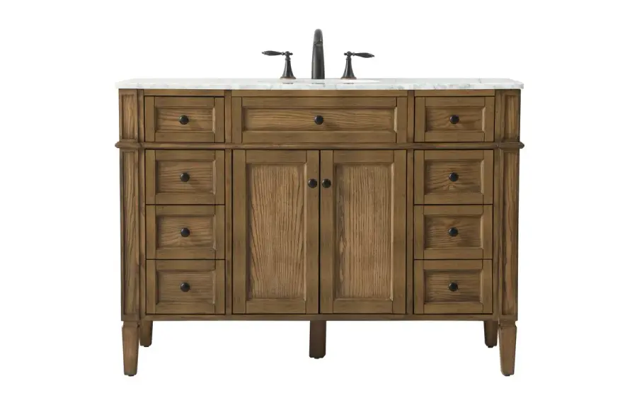 Park Avenue 48" Single Bathroom Vanity in Driftwood
