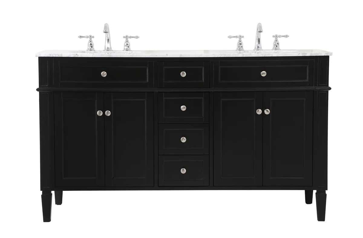 Park Avenue Bathroom Vanity Set in Black
