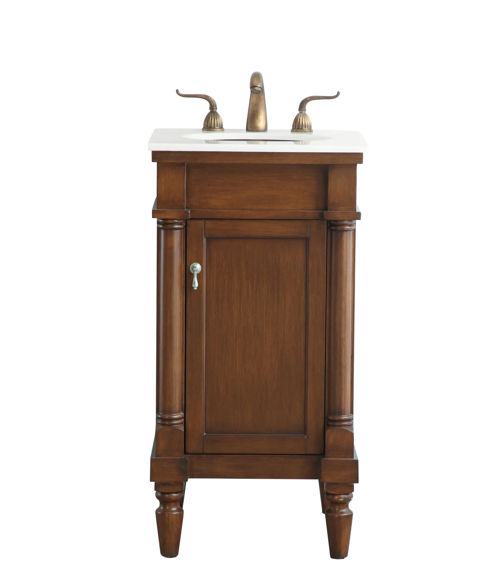 Lexington Single Bathroom Vanity in Walnut