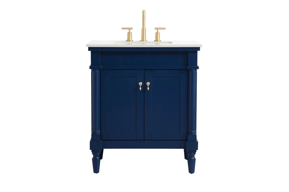 Lexington 30" Single Bathroom Vanity in Blue