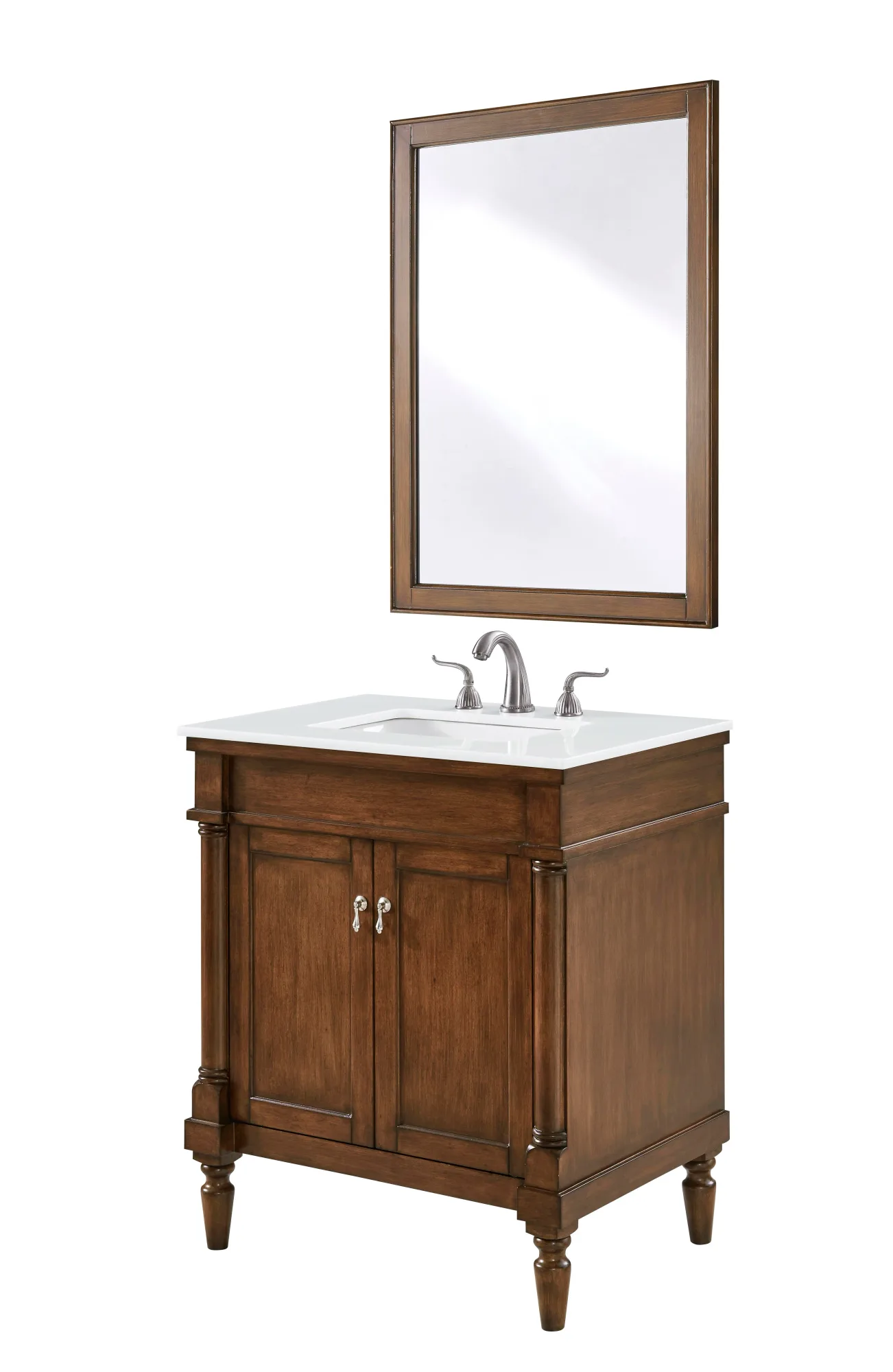 Lexington 30" Single Bathroom Vanity in Walnut