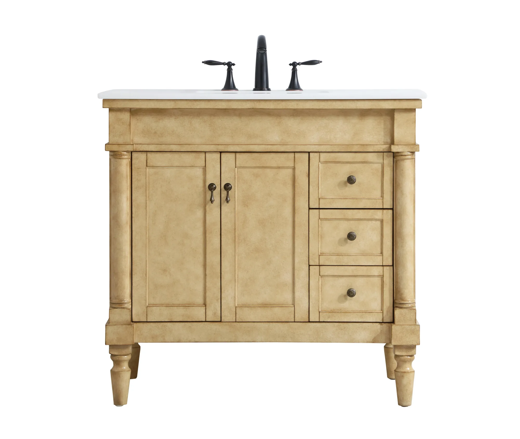 Lexington 36" Single Bathroom Vanity in Antique Bronze