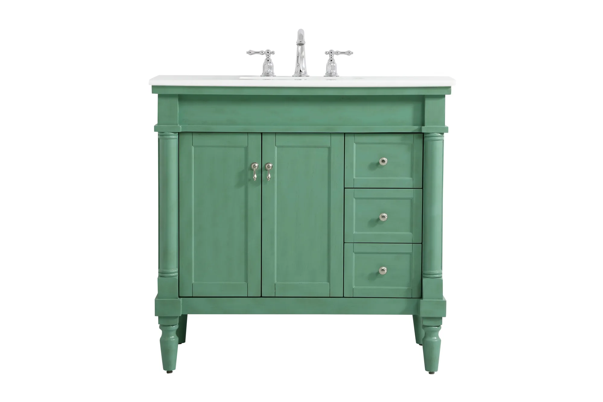 Lexington 36" Single Bathroom Vanity in Vintage Mint