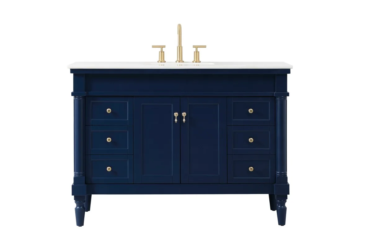 Lexington Vanity Sink Set in blue