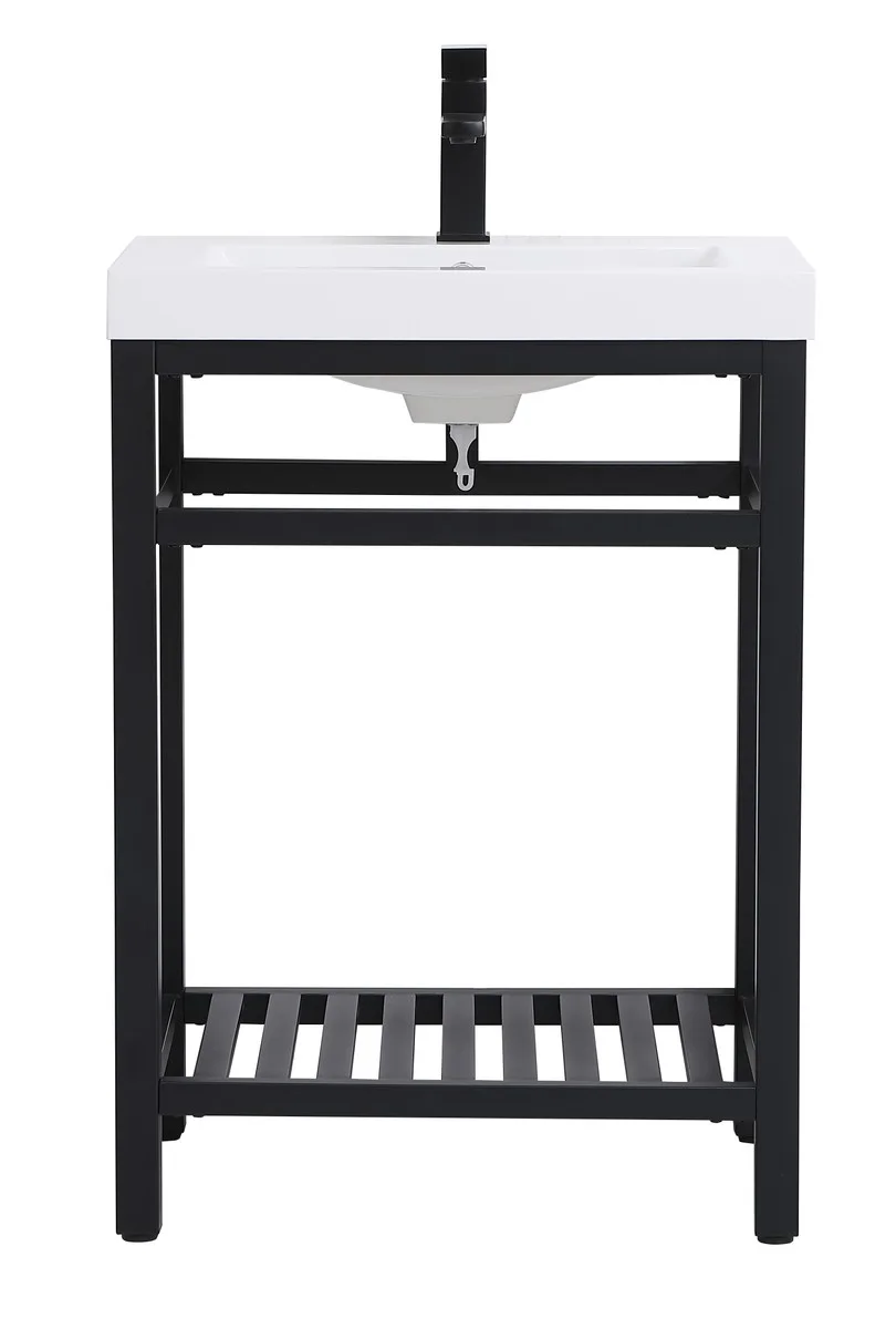 Raya Single Bathroom Vanity in black