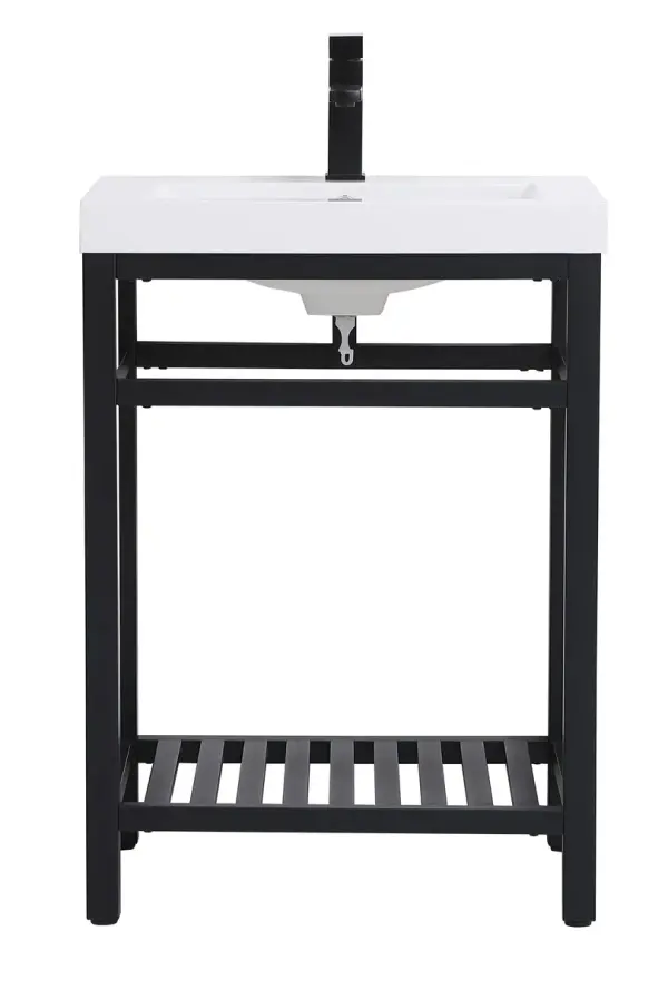 Raya 24" Single Bathroom Vanity in Black