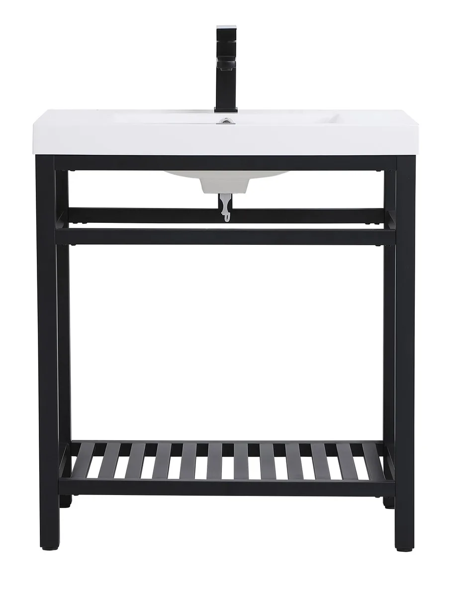 Raya Single Bathroom Vanity in black