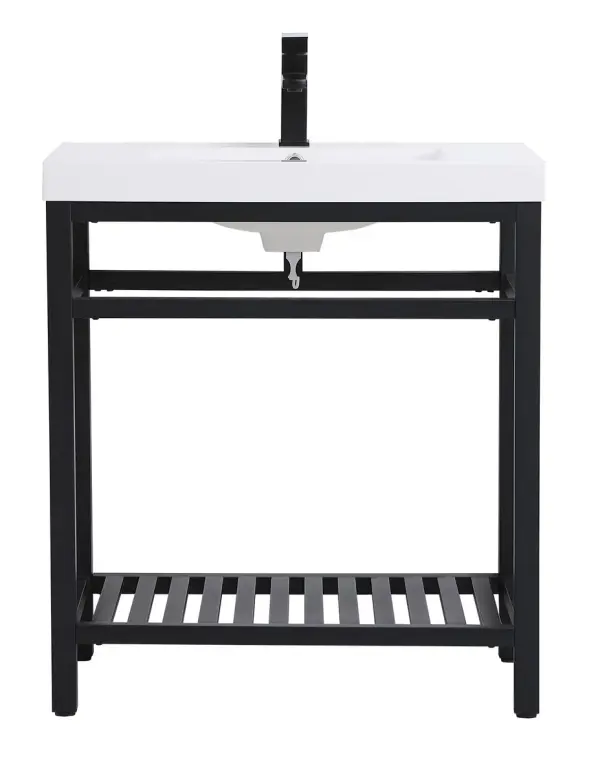 Raya 30" Single Bathroom Vanity in Black