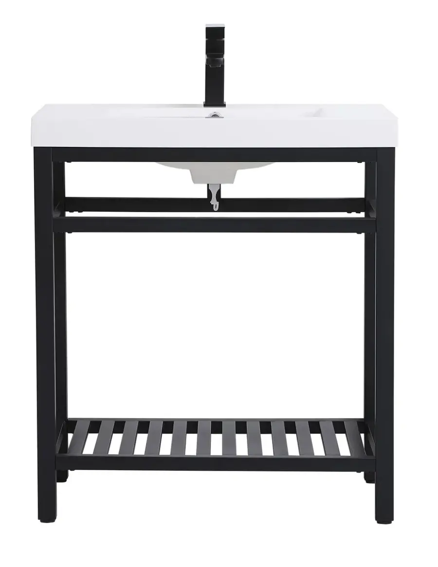 Raya 30" Single Bathroom Vanity in Black