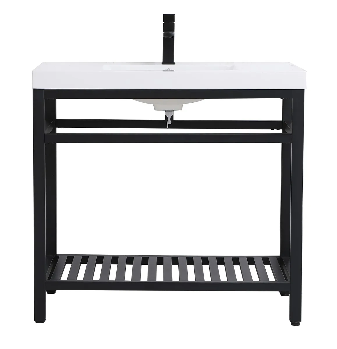 Raya Single Bathroom Vanity in black