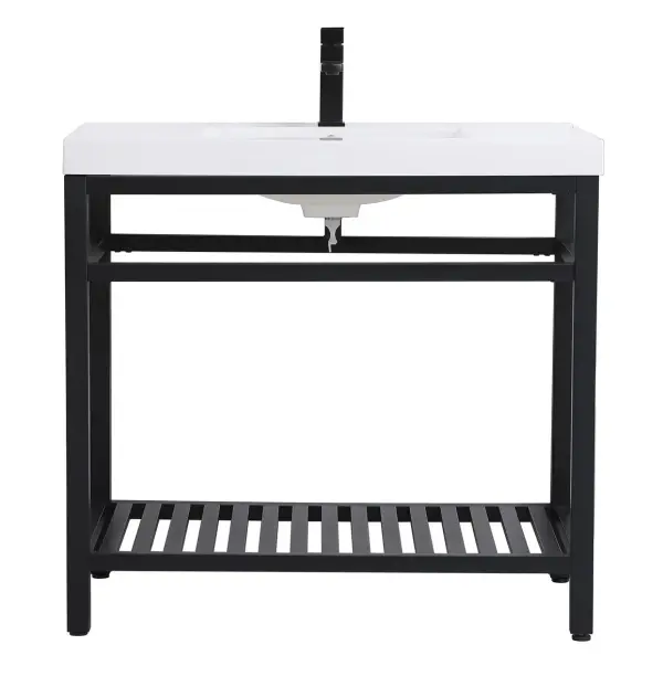 Raya 36" Single Bathroom Vanity in Black