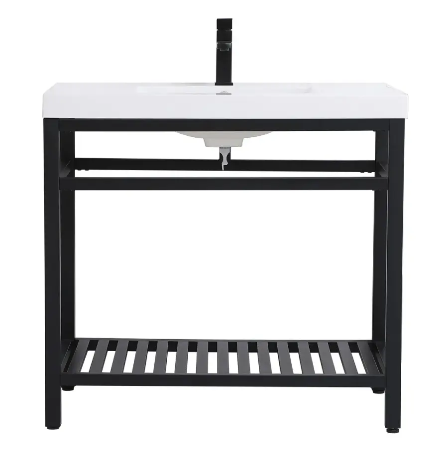 Raya 36" Single Bathroom Vanity in Black