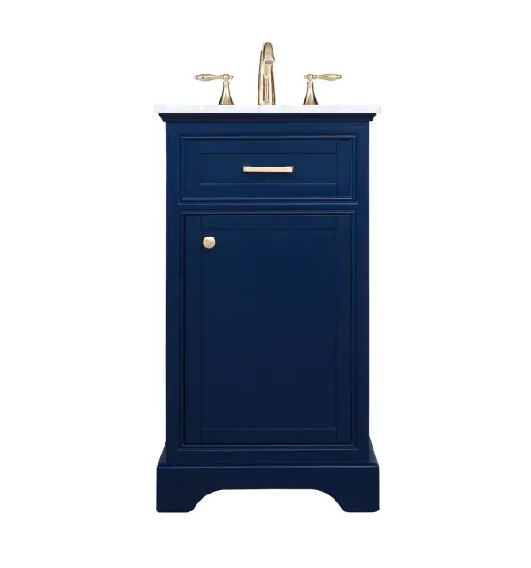 Americana 19" Single Bathroom Vanity in Blue