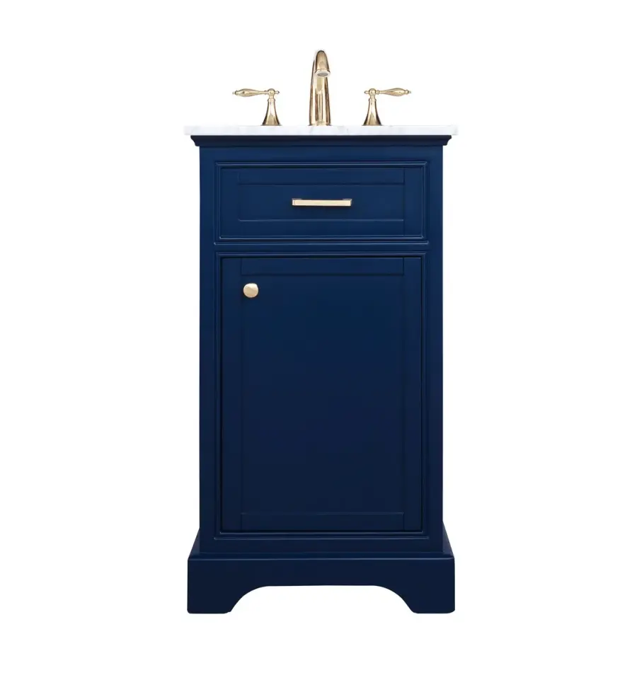 Americana 19" Single Bathroom Vanity in Blue