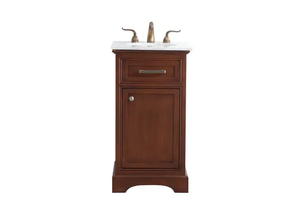 Americana 19" Single Bathroom Vanity in Teak