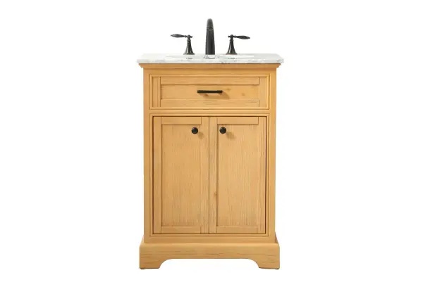 Americana 24" Single Bathroom Vanity in Natural Wood
