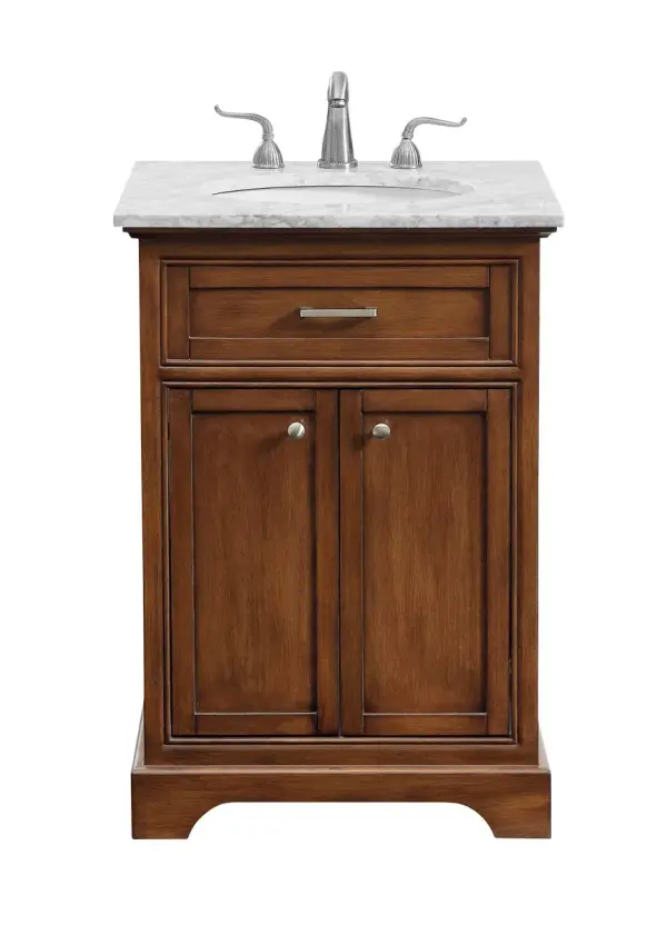 Americana 24" Single Bathroom Vanity in Teak