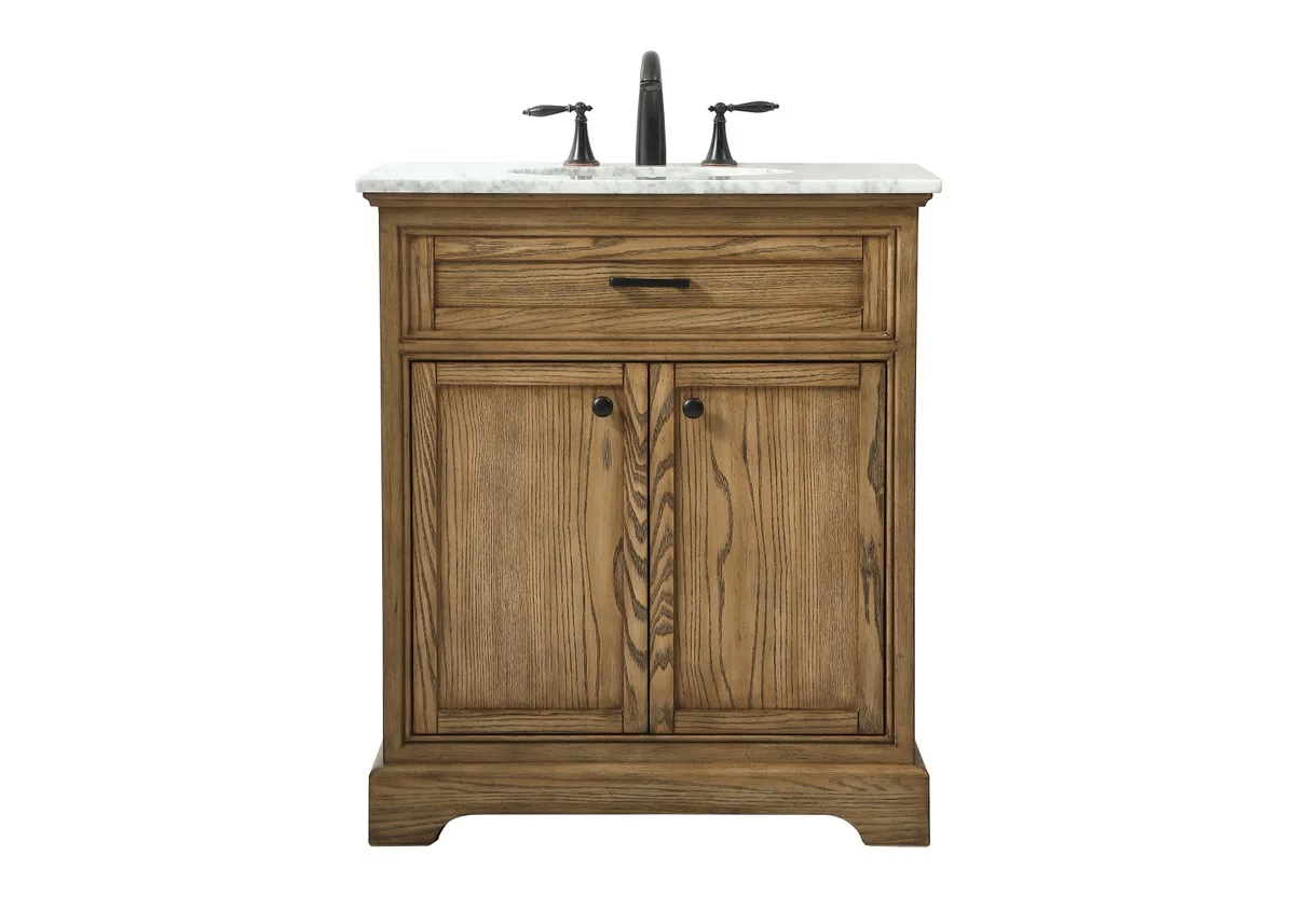 Americana 30" Single Bathroom Vanity in Driftwood