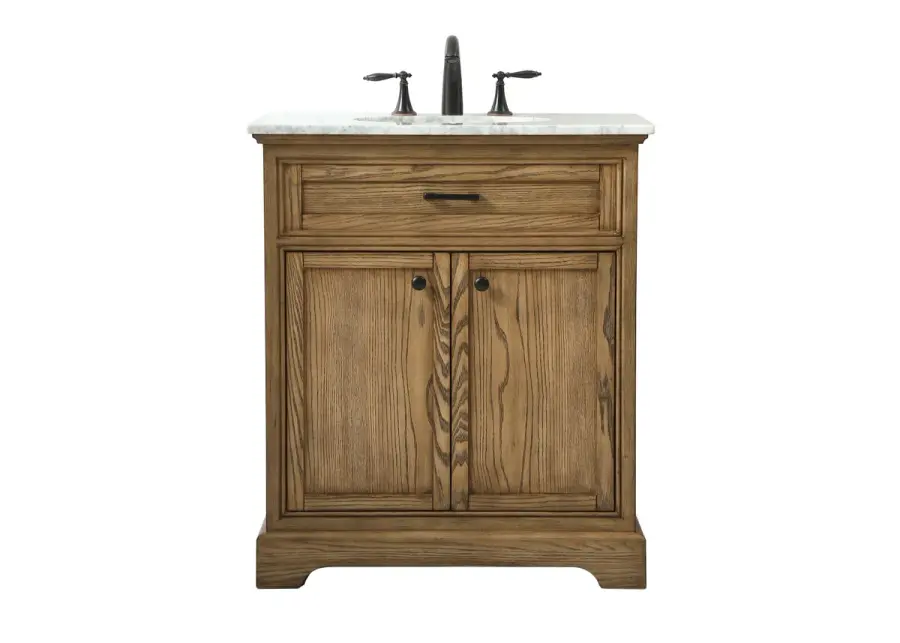 Americana 30" Single Bathroom Vanity in Driftwood