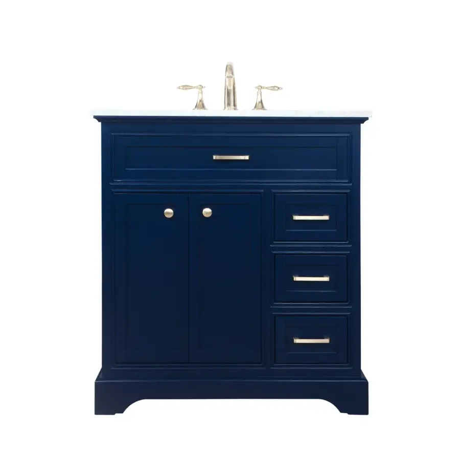Americana 32" Bathroom Vanity in Blue