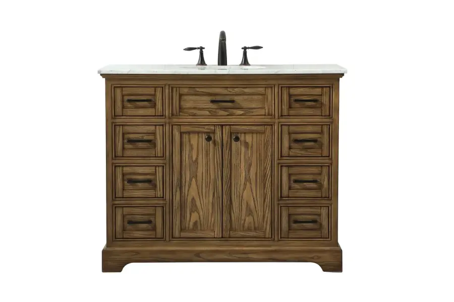 Americana 42" Single Bathroom Vanity in Driftwood