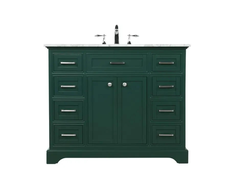 Americana 42" Single Bathroom Vanity in Green