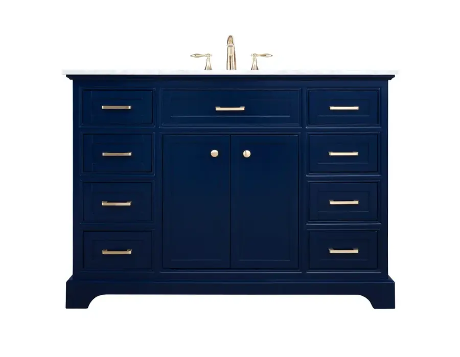 Americana 48" Bathroom Vanity in Blue